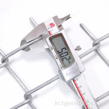 아연 도금 메쉬 오프닝 60*60 mm 체인 링크 울타리